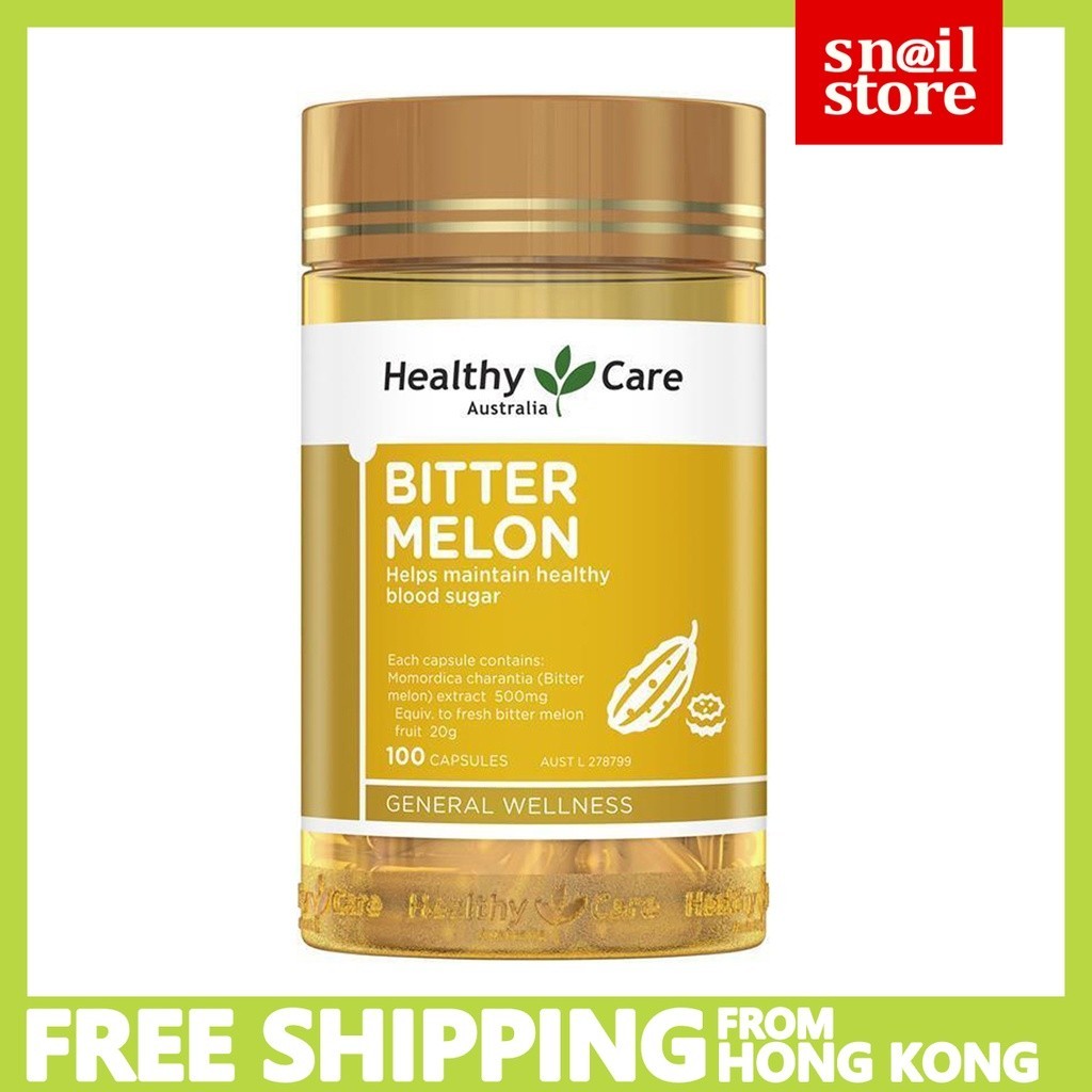 Healthy Care Bitter Melon 100capsules (EXP 2027) มะระขี้นก แคปซูล 100 แคปซูล