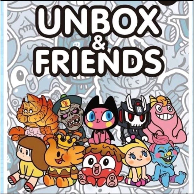 ⭐พร้อมส่ง⭐Unbox&Friends - Wave3 (Art Toy/Designer Toy/Blind Box)