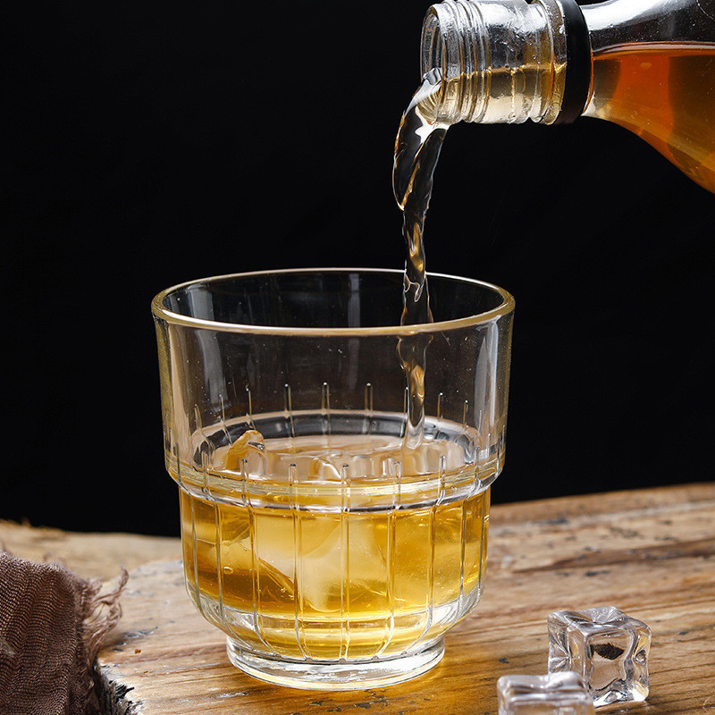 Good-looking Glass Lemonade Cup Nordic Style Restaurant Cool Drinks Cup Smoothie Coffee Cup Teacup W