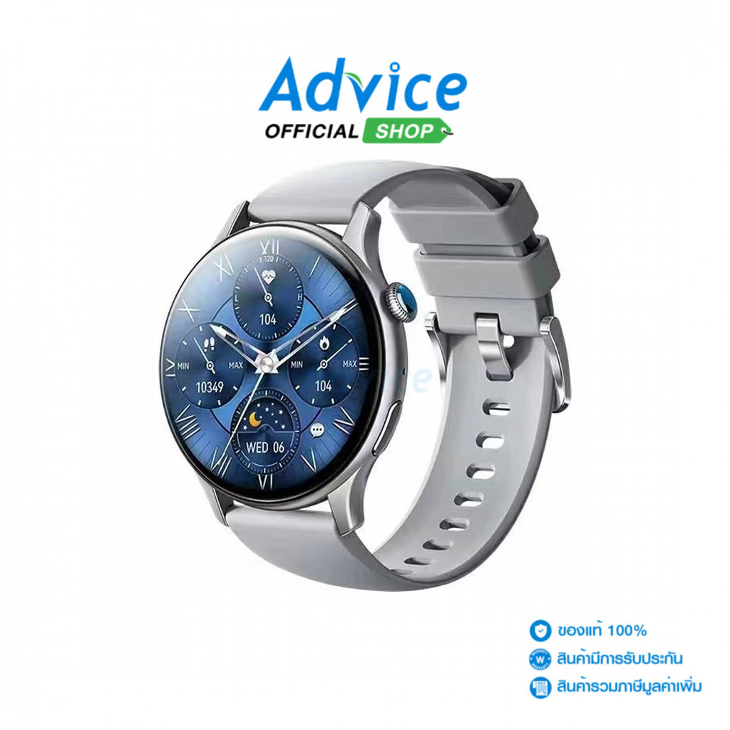 REMAX  SMART WATCH AMOLED watch 10 (Silver) - A0157764