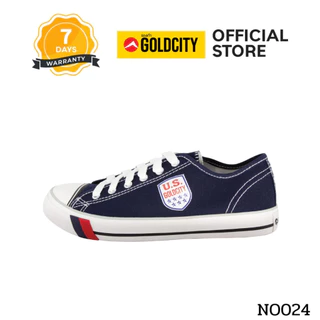 GOLDCITY รองเท้าผ้าใบ แฟชั่น แบบผูกเชือก UNISEX ใส่สบาย น้ำหนักเบา กันลื่น (39-45) รุ่น NO024