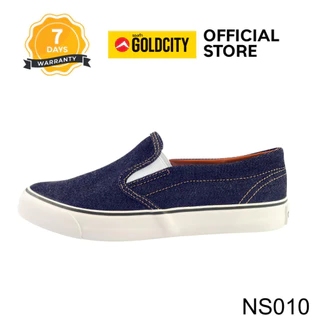 GOLDCITY รองเท้าสลิปออน UNISEX พื้นยางพารา กันลื่น ใส่สบาย ใส่ได้ทุกวัน (37-45) รุ่น NS010