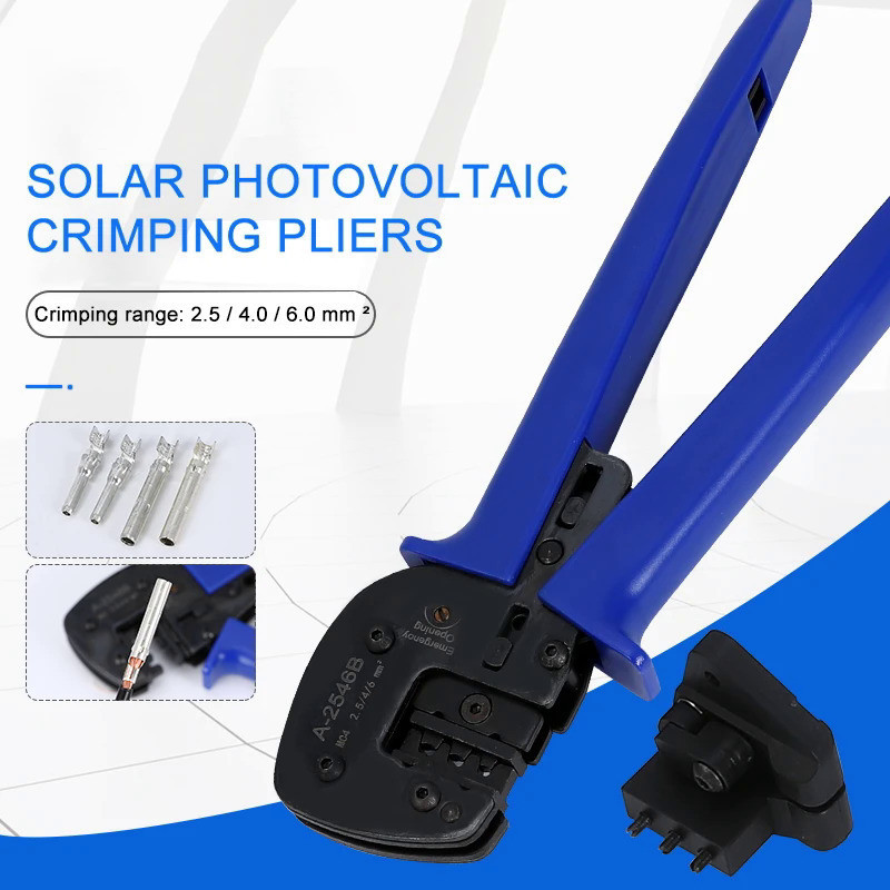 Solar Pv Krimptang A2546B Voor Solar Pv Connector Solar Kabel 2.5 4 6mm2 Pv Litang Voor Diy Zonne-En