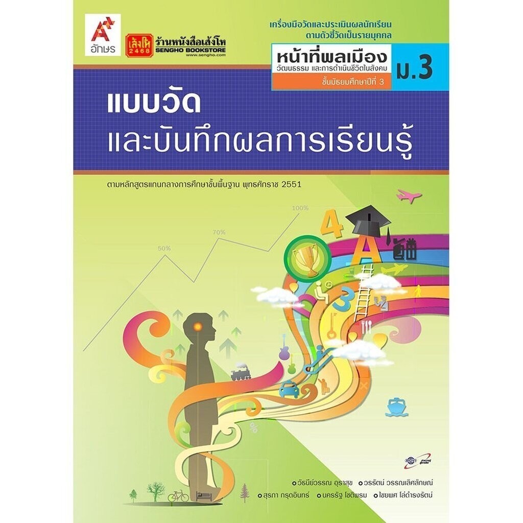 หนังสื่อเรียน แบบวัดและบันทึกผล หน้าที่พลเมืองฯ ม.3