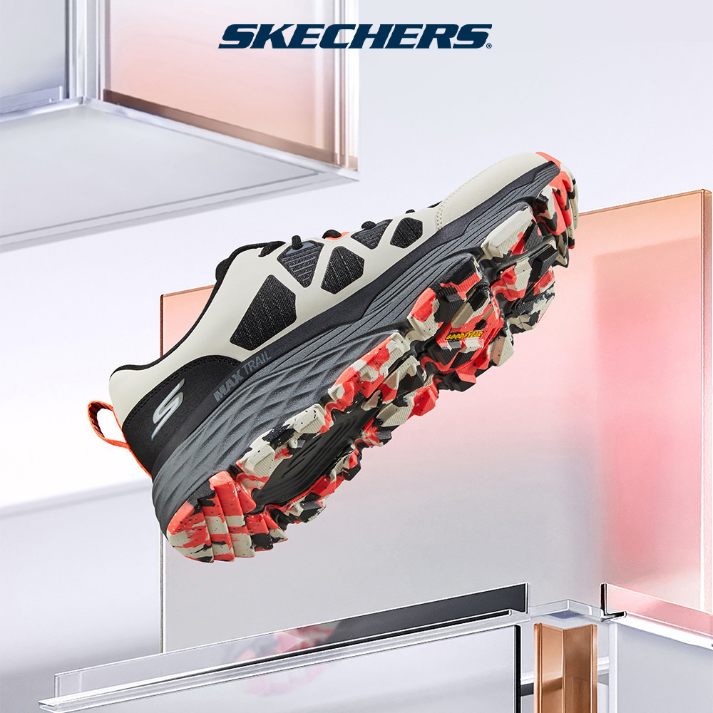 Skechers สเก็ตเชอร์ส รองเท้า ผู้หญิง Good Year Max Cushioning Elite Trail Shoes - 129151C-BKWR
