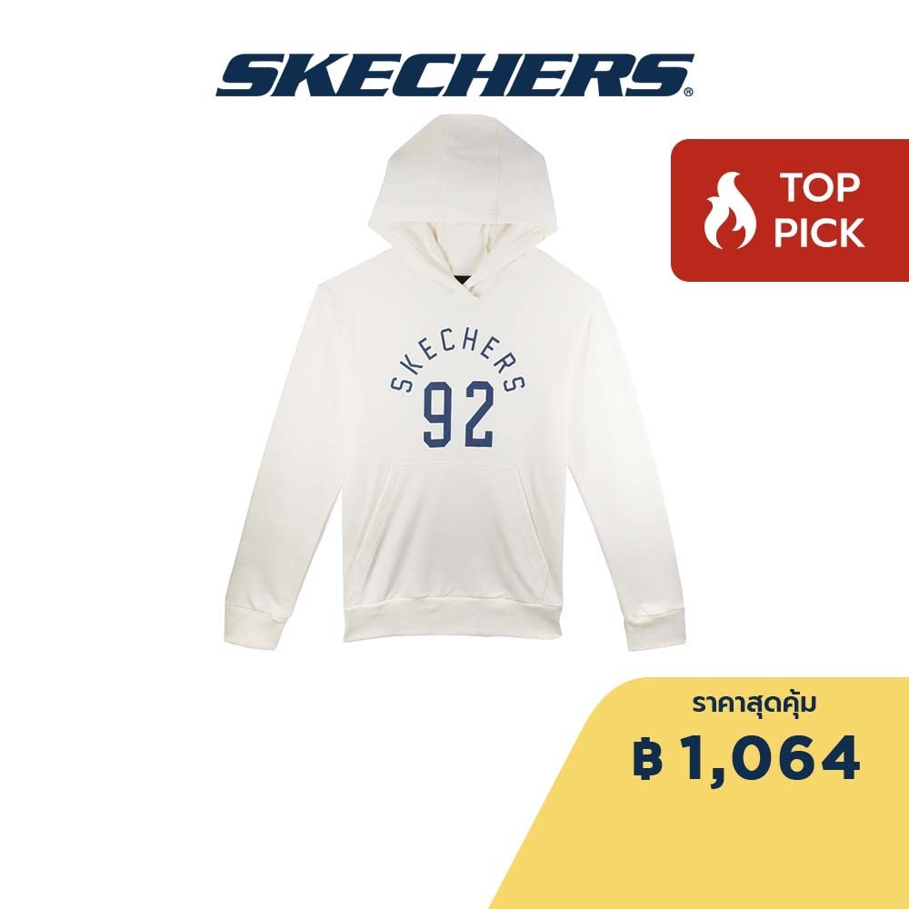 Skechers สเก็ตเชอร์ส เสื้อสเวตเตอร์มีฮู้ดผู้ชาย Men Hooded Pullover - SL223M113-01EP