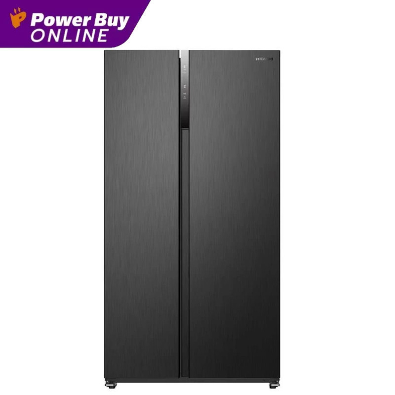 HITACHI ตู้เย็น Side by Side 18.5 คิว Inverter (สี Dark Inox) รุ่น HRSN9552DDXTH