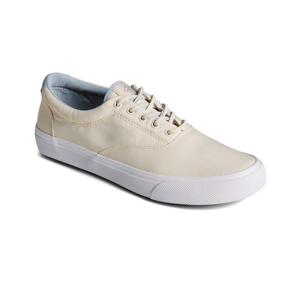 Sperry รุ่น Striper II CVO Seacycled รองเท้าผ้าใบ ผู้ชาย สี Ivory - STS24180