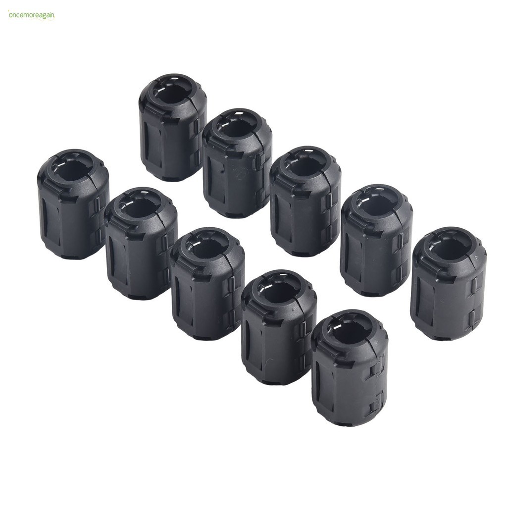 【 Oncemorg 】 10xTDK Ferrite Core Noise Suppressor Filter Ring Cable Clip On Wire RFI EMI