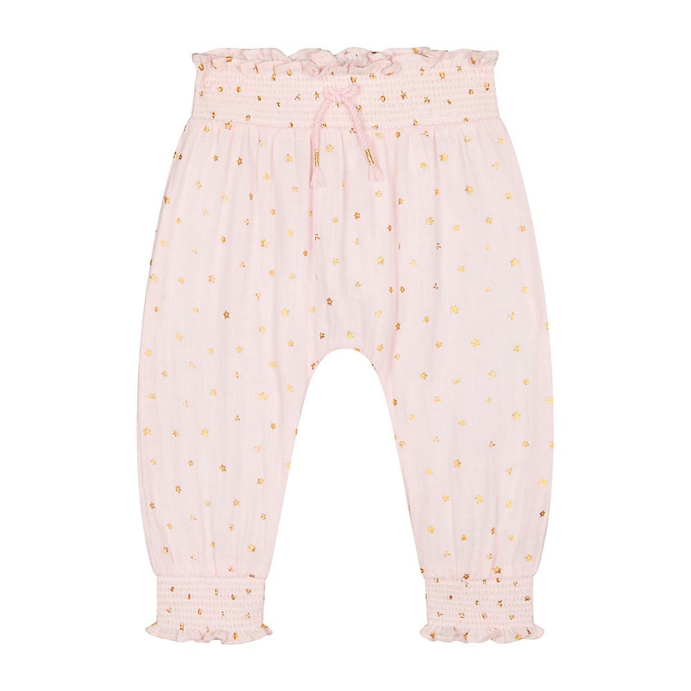 mothercare pink star harem trousers VF138 กางเกงขายาวเด็กผู้หญิง