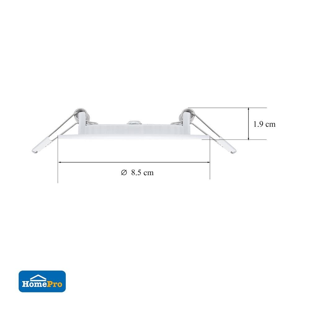 CARINI ดาวน์ไลท์ LED LCP0120 3 นิ้ว 3 วัตต์ WARM WHITE สีขาว จัดส่งโดย HomePro ราคา ถูกที่สุด โปรบีเคเค แกลเลอรีภาพที่ 4