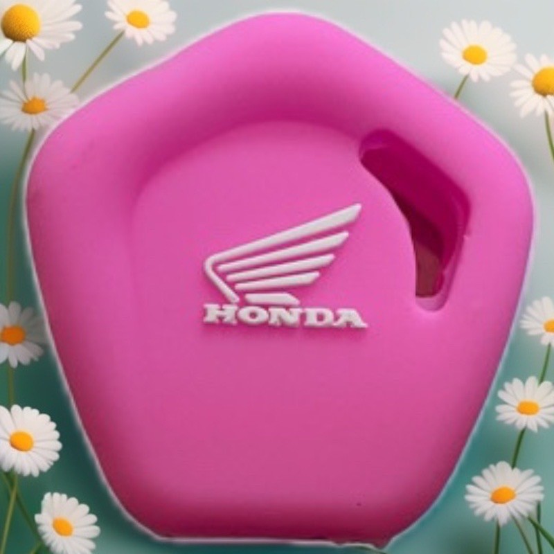 ปลอกกุญแจรถมอเตอร์ไซต์ฮอนด้าHonda Wave100 Scoopy I หัวเล็ก เคสซิลิโคนกุญแจรถมอเตอร์ไซต์กันรอยกันกระแทก L204