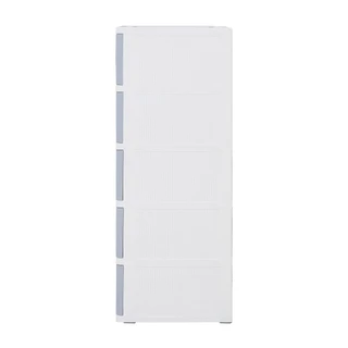 STACKO ตู้ลิ้นชัก 5 ชั้น KS-515G 36x43.5x108 ซม. สีเทา จัดส่งโดย HomePro