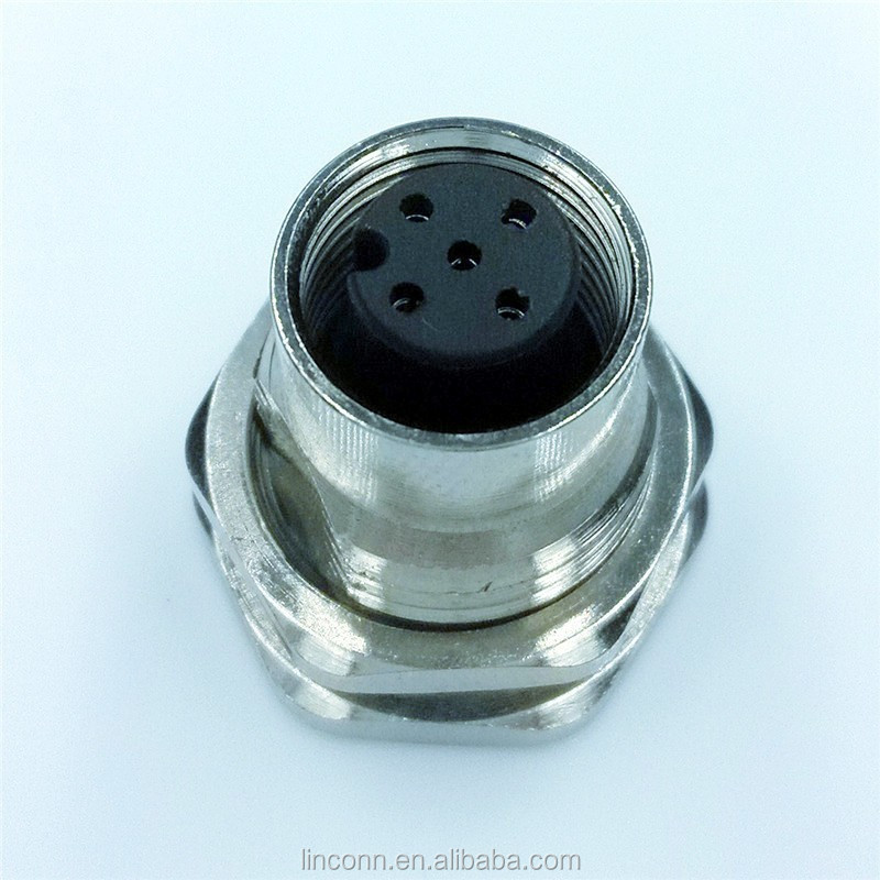 industrial IP67 waterproof 3/4/5/8/12 pin connector male female connector m12 connector