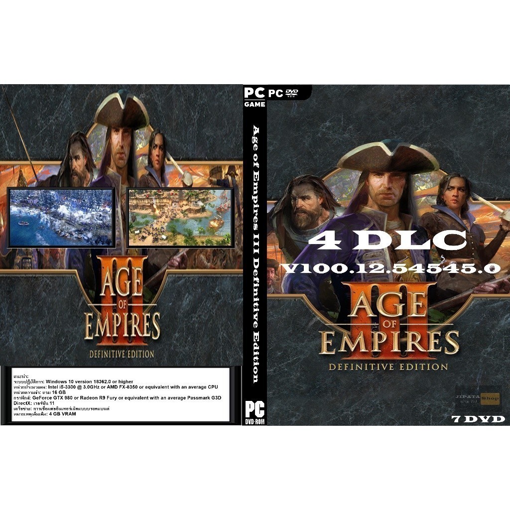 แผ่น Game PC Age of Empires III Definitive Edition (7DVD)