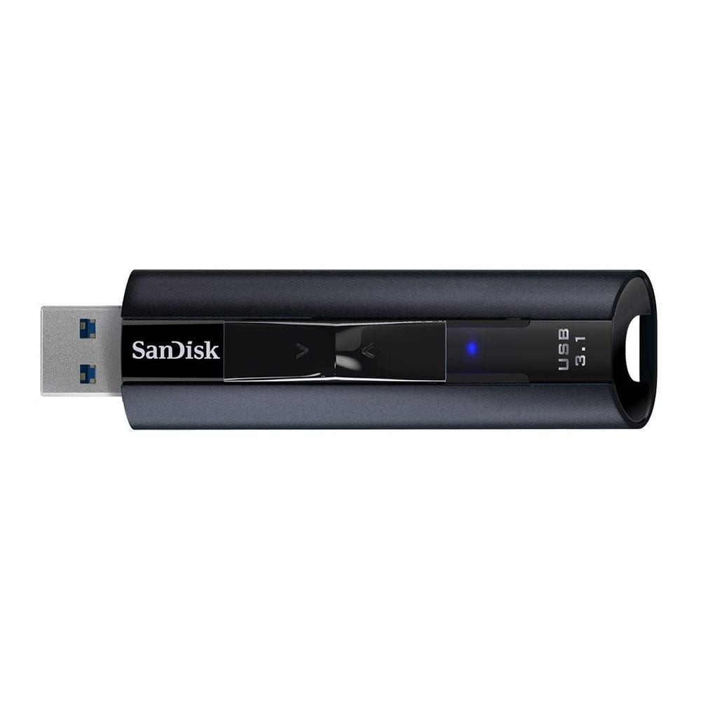 128 GB FLASH DRIVE (แฟลชไดร์ฟ) SANDISK EXTREME PRO USB 3.1 (SDCZ880-128G-G46) (