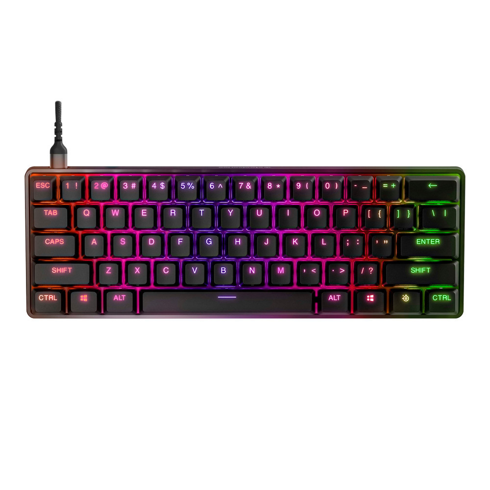 KEYBOARD (คีย์บอร์ด) STEELSERIES APEX 9 MINI (BLACK) (STEELSERIES LINEAR OPTIPOINT OPTICAL SWITCH - 