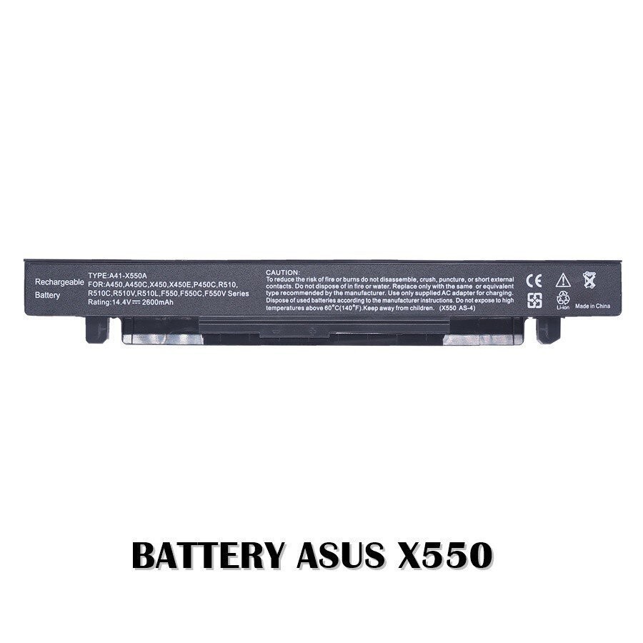 Battery for Asus A41-X550A x452 k450l k450c X450 x450c a450c a450ca a550j X550 x550a x550b x550c x550ca x550cc x550d x55