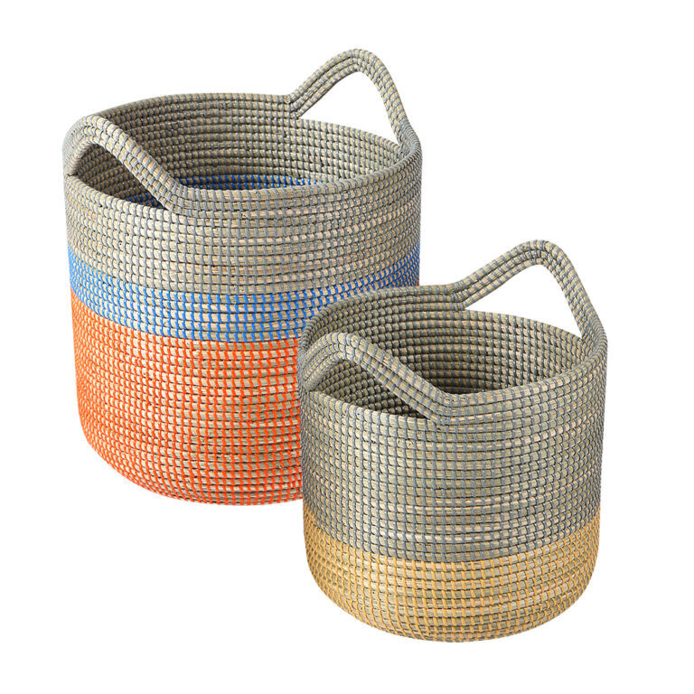 Storage basket Hamper laundry seagrass storage basket with lids hampers for laundry seagrass laundry