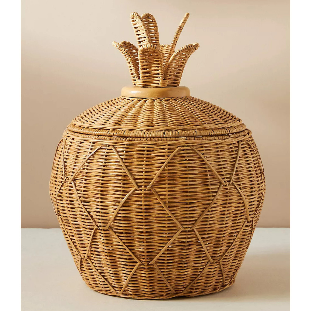 Best selling Pineapple Laundry  Storage Basket fruit basket drainer rack storage fruit basket made i