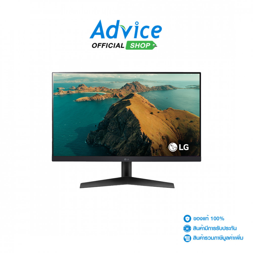 LG MONITOR (จอคอม) 23.8'' UltraGear 24GS60F-B (IPS , HDMI , DP) G-SYNC/FREESYNCE 180Hz - A0160683