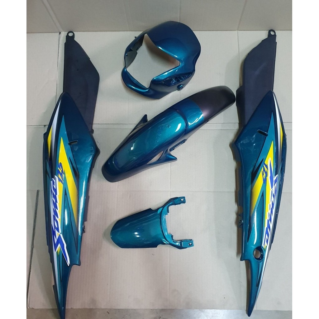 เฟรมรถ sonic ตัวเก่า สีเขียว 127m ยกชุด5ชิ้น พร้อมติดลาย ตามแบบ ชุดสี แฟริ่ง โซนิค รุ่น 1