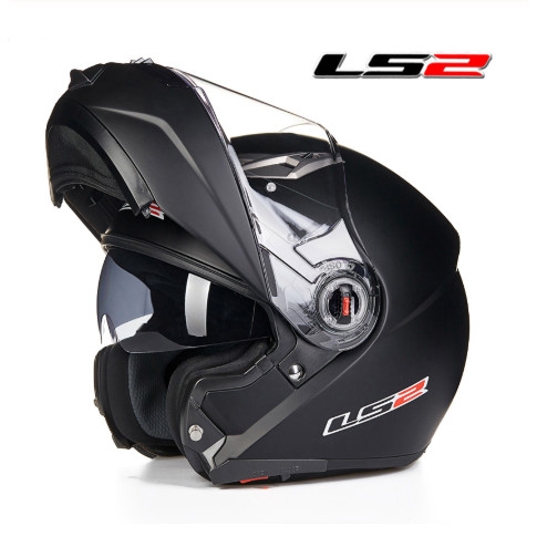 Original LS2 FF370 Flip Up Motorcycle Helmet Modular Man Women With Dual Visor Capacete ls2 Helmet C