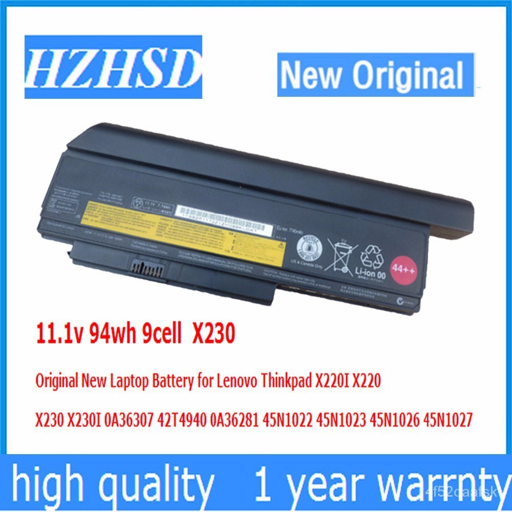 11.1v 94wh 9 cell phone x230 original new laptop battery for Lenovo ThinkPad X220i X220 x230i 0a3630