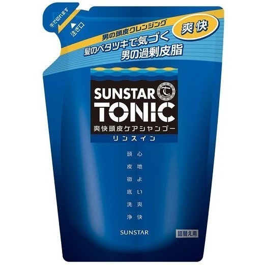 SUNSTAR Tonic Refreshing Scalp Care Hair conditioner in Shampoo Refill 340ml Direct from Japan