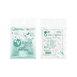 V CARE วีแคร์ สำลีก้อน แนชเชอรัล 450 กรัม