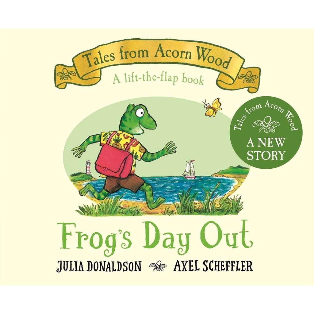 หนังสืออังกฤษใหม่ Frog's Day Out : A Lift-the-flap Story (Tales from Acorn Wood) (Board Book) [Hardc