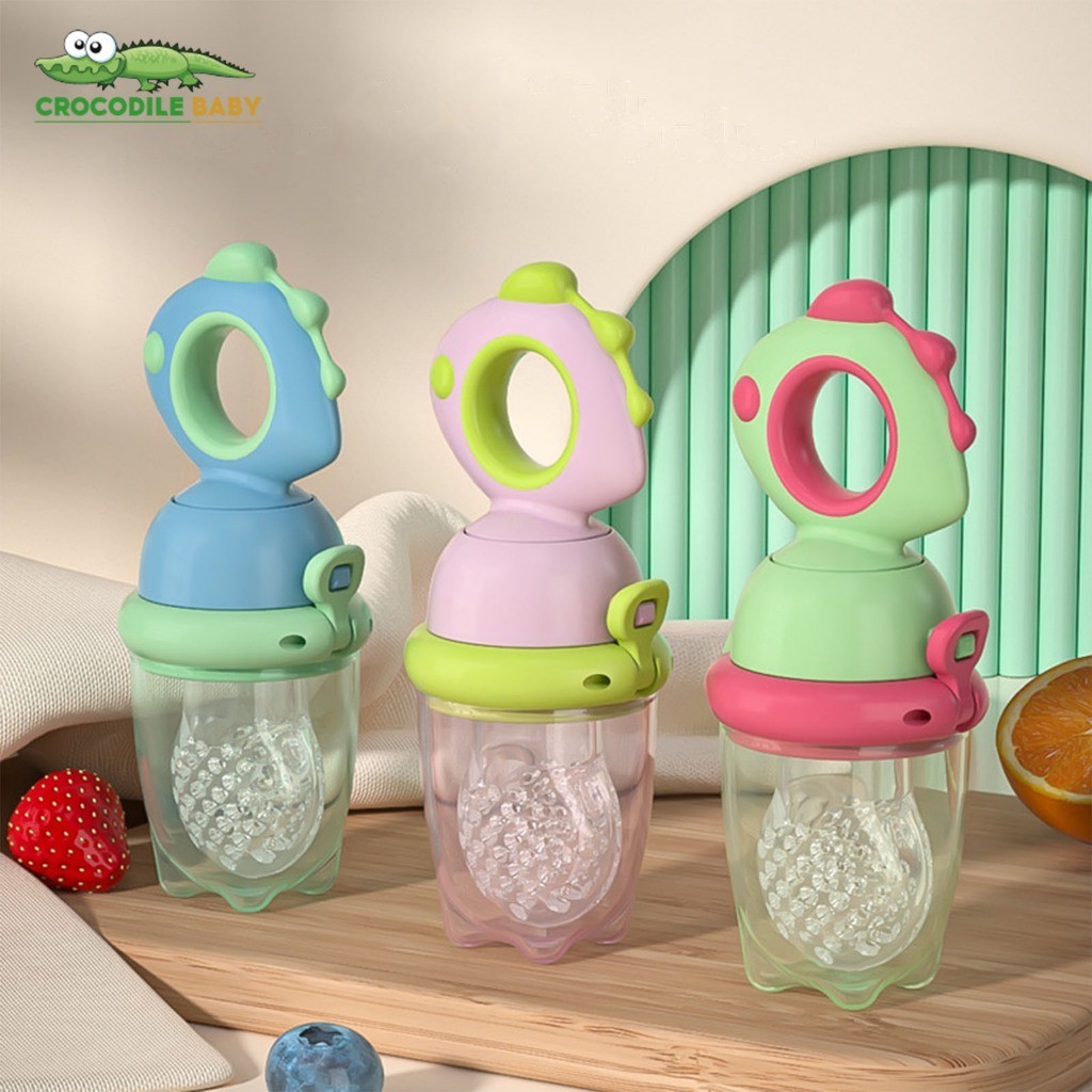 จุกซิลิโคนผลไม้ เกรดอาหาร ปลอดสาร BPA 4in1 ปลอดภัย สําหรับป้อนอาหารเด็กทารก