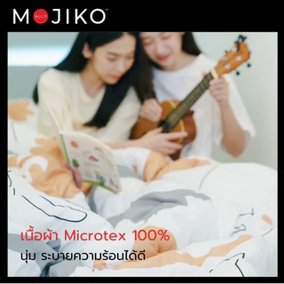 MOJIKO ผ้าปูที่นอน รุ่นLuxury 6ฟุต/ 5ฟุต/ 3.5ฟุต พร้อมปลอกหมอนหนุน-ข้าง ผ้าหนาพิเศษ