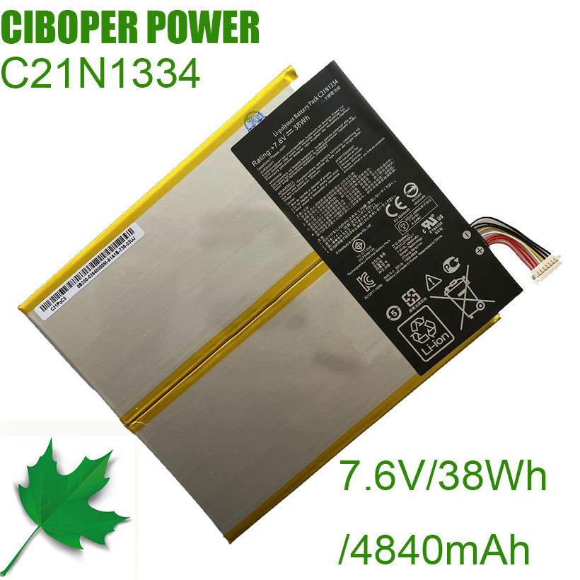 CP แบตเตอรี่เดิม C21N1334 7.6V/38Wh/4840MAh สำหรับ Transformer Book T200TA T200TA-1A T200TA-1K T200T