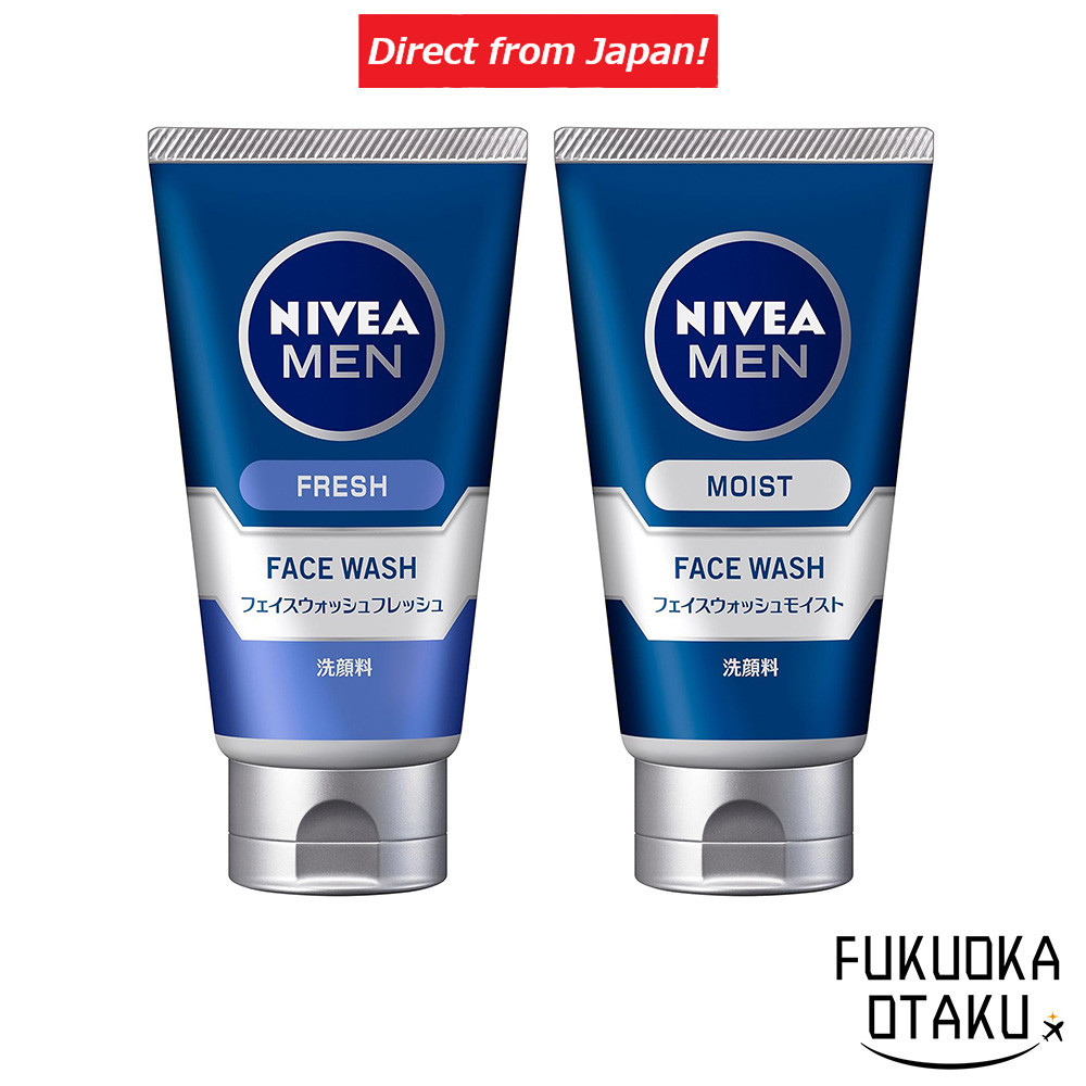 NIVEA MEN Face Wash Fresh／NIVEA MEN Face Wash Moist【Direct from Japan】