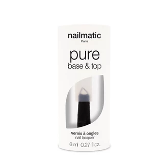 nailmatic | Pure Color Base & Top Coat น้ำยาเคลือบเล็บ นำเข้าจากฝรั่งเศส สูตรสกัดจากพืช ไม่ต้องอบ
