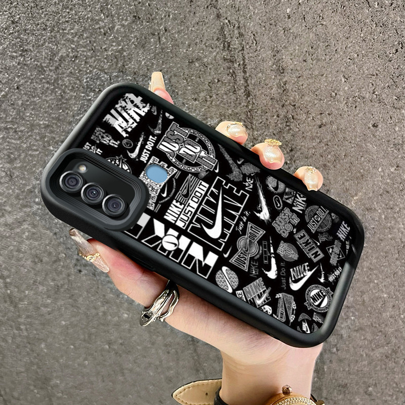 เคสสำหรับ Samsung Galaxy A11 M11 เคสกระแสแฟชั่นกันกระแทก Silikon เคสป้องกันกล้องคลุมทั้งหมด
