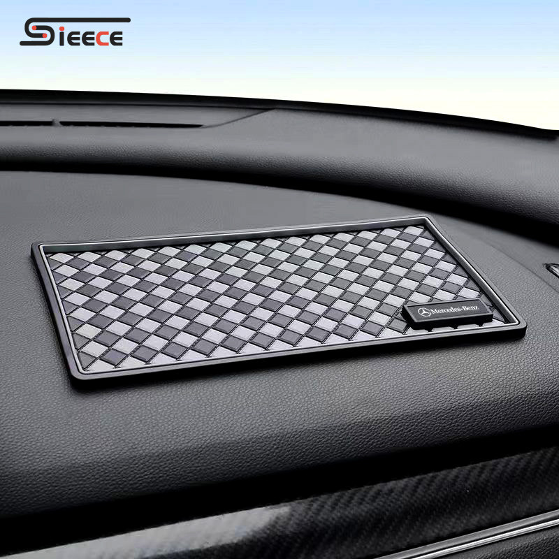 Sieece แผ่นกันลื่นรถยนต์ ที่วางโทรศัพท์ในรถยนต์ สำหรับ Mercedes Benz W124 W204 W202 W203 W212