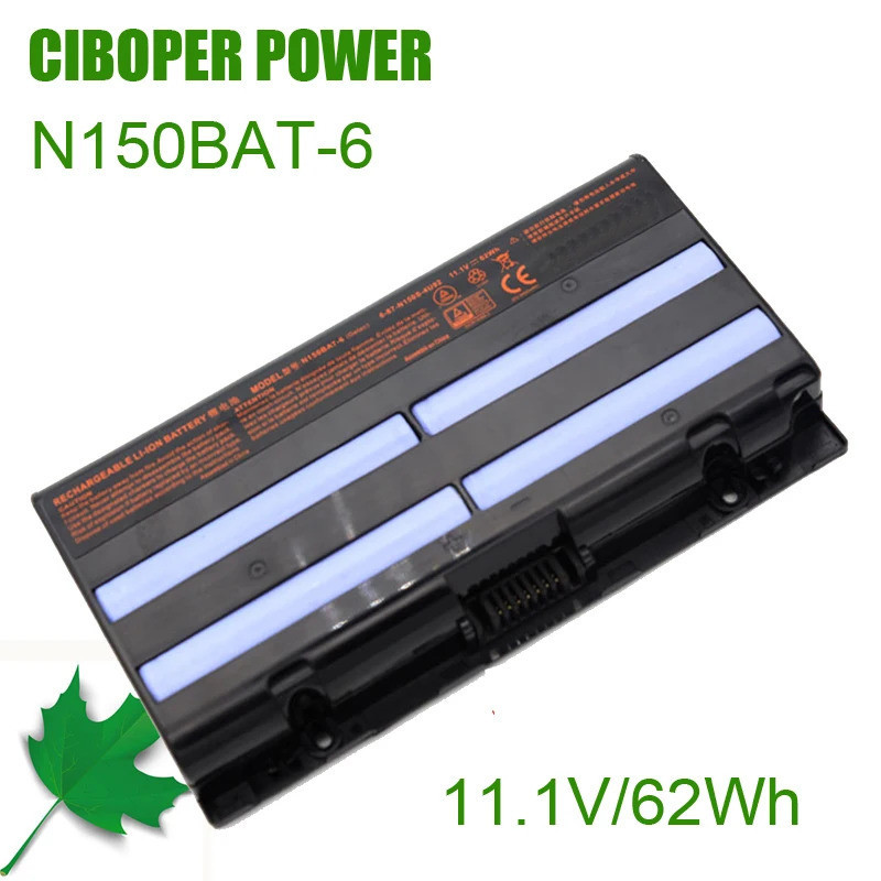 CP แบตเตอรี่แล็ปท็อป N150BAT-6 11.1V 62Wh สำหรับ N150BAT-6 N170SD N150SD 6-87-N150S-4292,A505 XMG,Z6