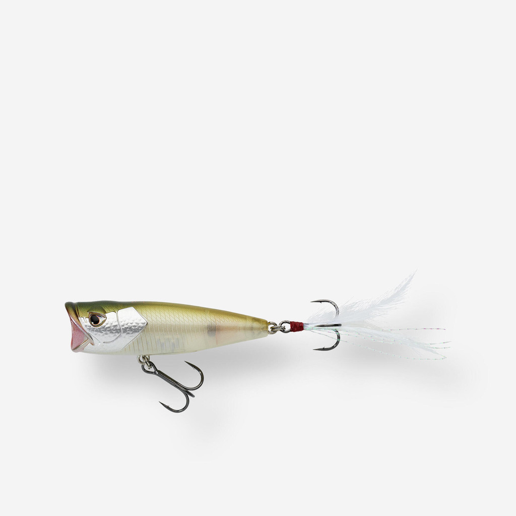 CAPERLAN - เหยื่อแข็งทรงปอปเปอร์รุ่น WXM PPR 65 F (หลังน้ำตาล) - POPPER HARD LURE WXM PPR 65 F - BRO