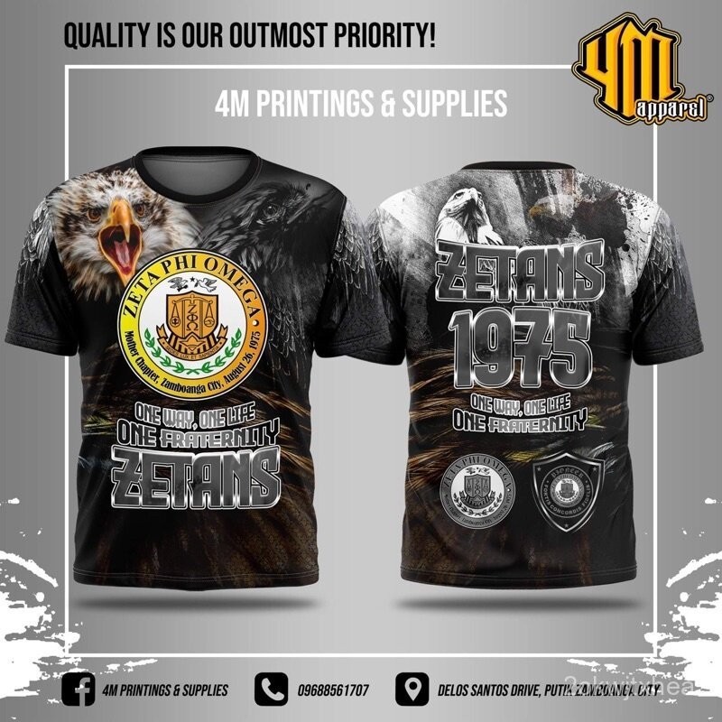 【High quality】(All sizes are in stock)   Zeta Phi Omega T-shirt 47th Anniversary Full sublimation 20