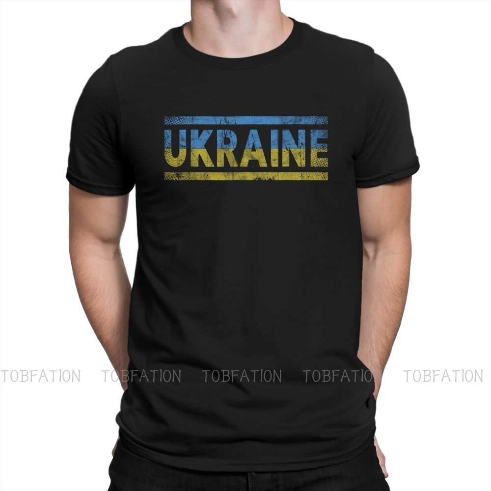 【COD】Ukraine Tshirt Top Cotton Oversized Ofertas Men's Clothing Graphic Men T shirt