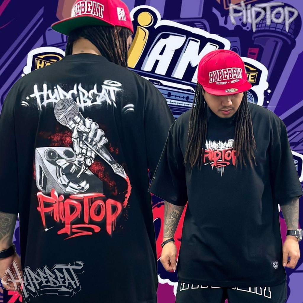 【COD】HYPEBEAT X FLIPTOP BATTLE LEAGUE V3 THE LYRICIST OVERSIZED TEE