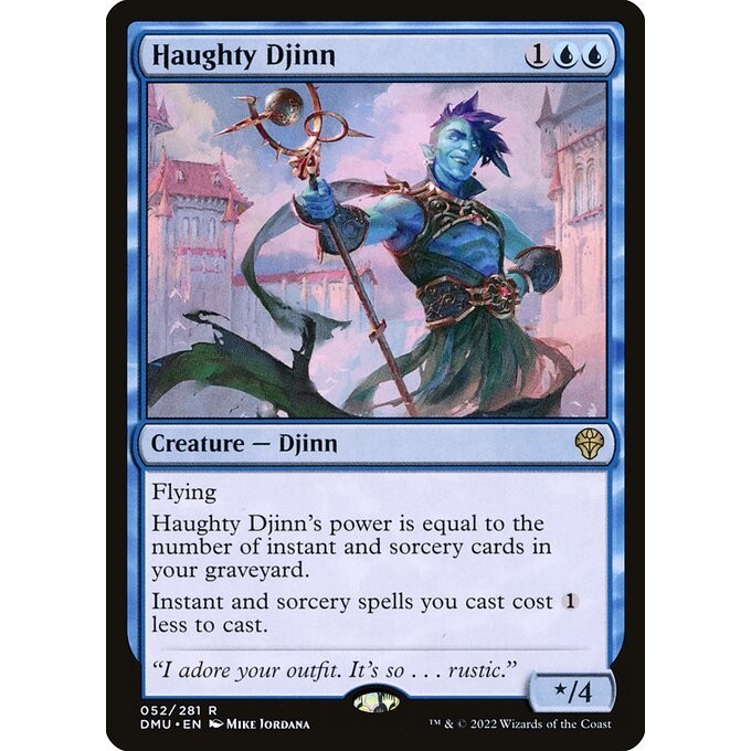 [Dominaria United] - [DMU] - (R) -[Haughty Djinn] -  [2022]