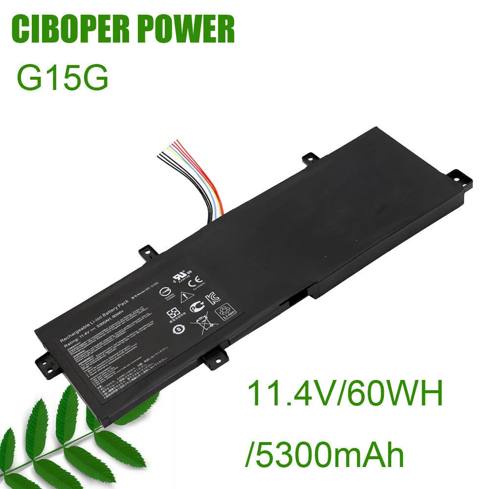 CP แบตเตอรี่แล็ปท็อป G15G 11.4V 5300mAh60WH สำหรับ ThundeRobot 911 Targa T6A T6C T5TB สำหรับ GIGABYT