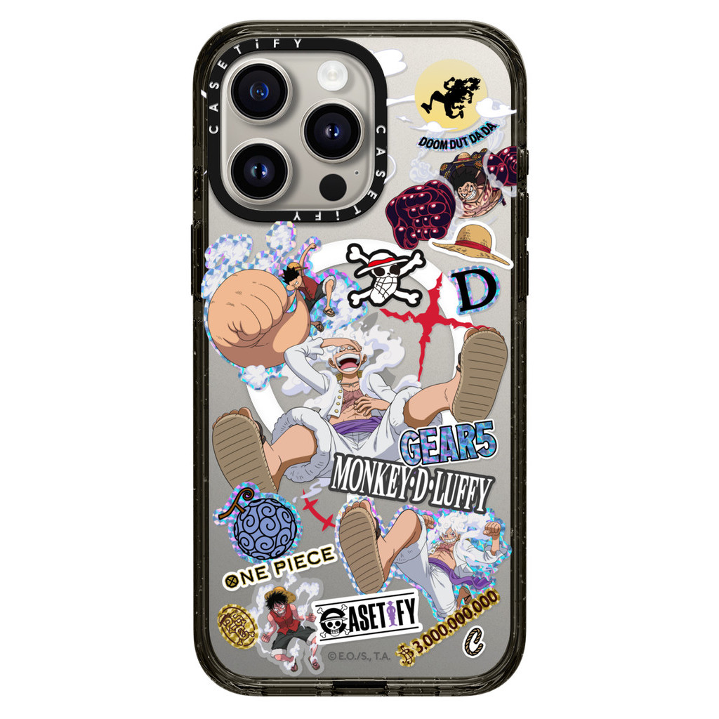 [พร้อมส่ง] CASETiFY | ONE PIECE Luffy Gears Evolution Sticker Mania Case
