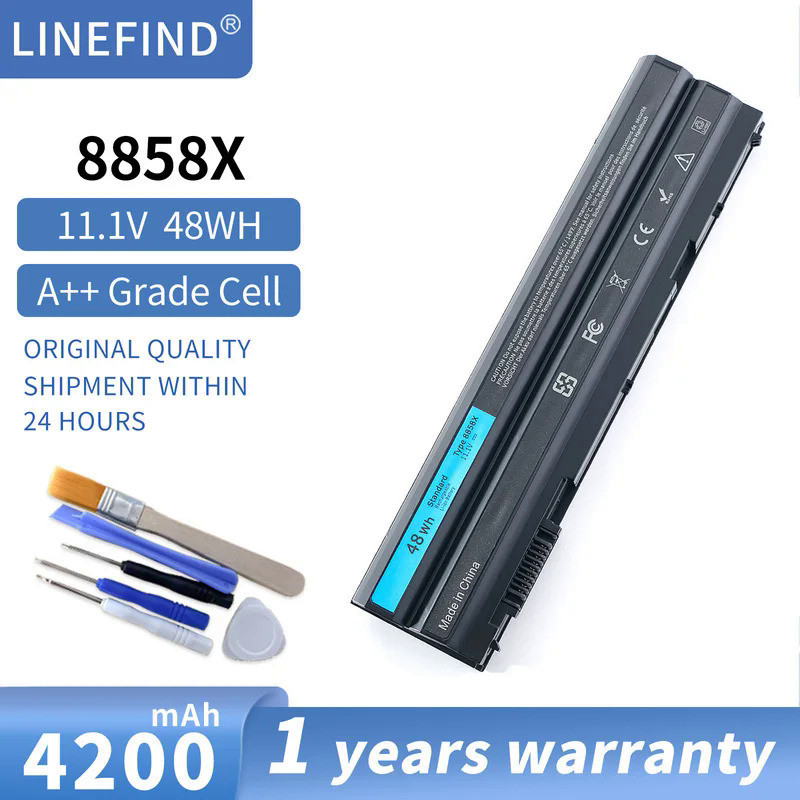 T54FJ N3X1D M5Y0X แบตเตอรี่แล็ปท็อปสำหรับ DELL Latitude E6420 X57F1 8858X E5520 E6430 71R31 NHXVW