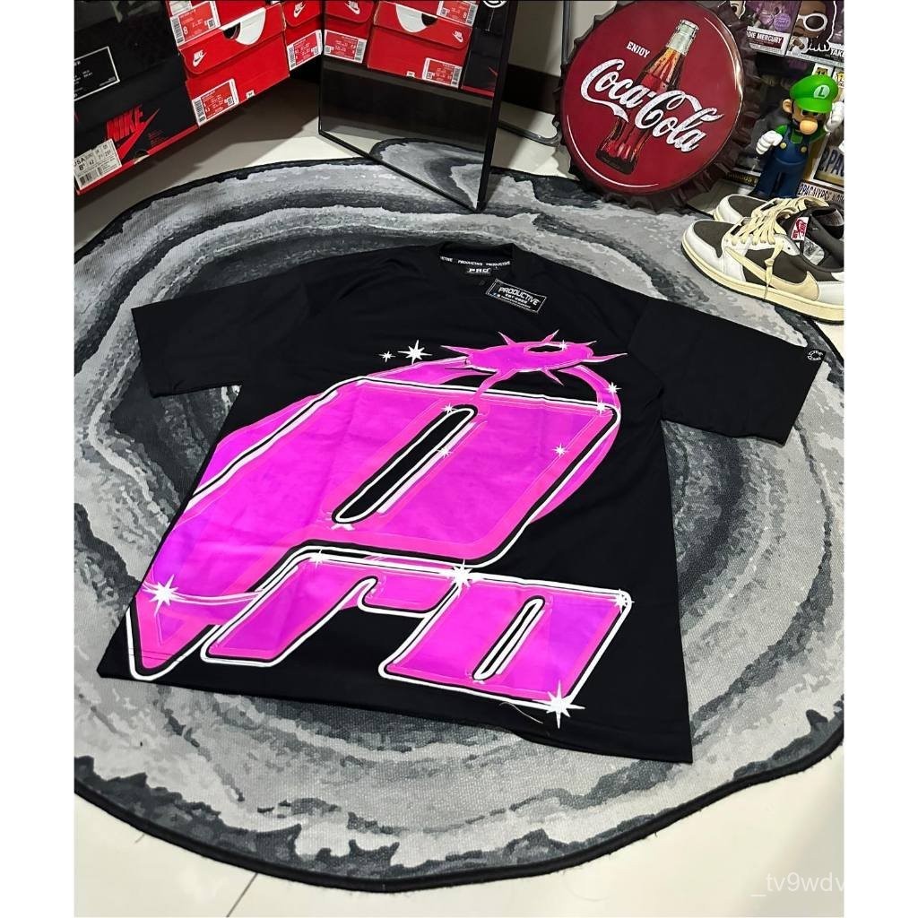 【High quality】(Official New Shop) PRODUCTIVE CLOTHING - Y2K BLACK BIG LOGO