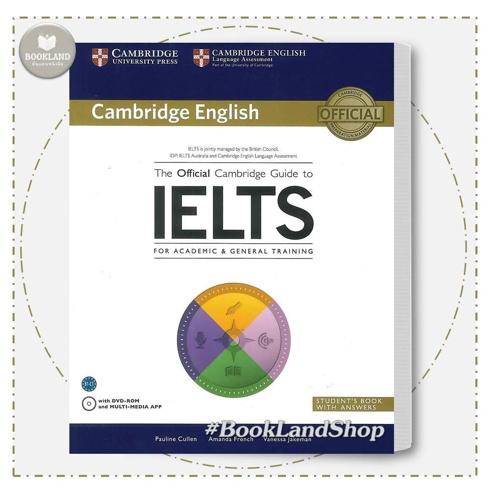 หนังสือThe Official Cambrridge Guide to IELTS Student's Book with answers #BookLandShop
