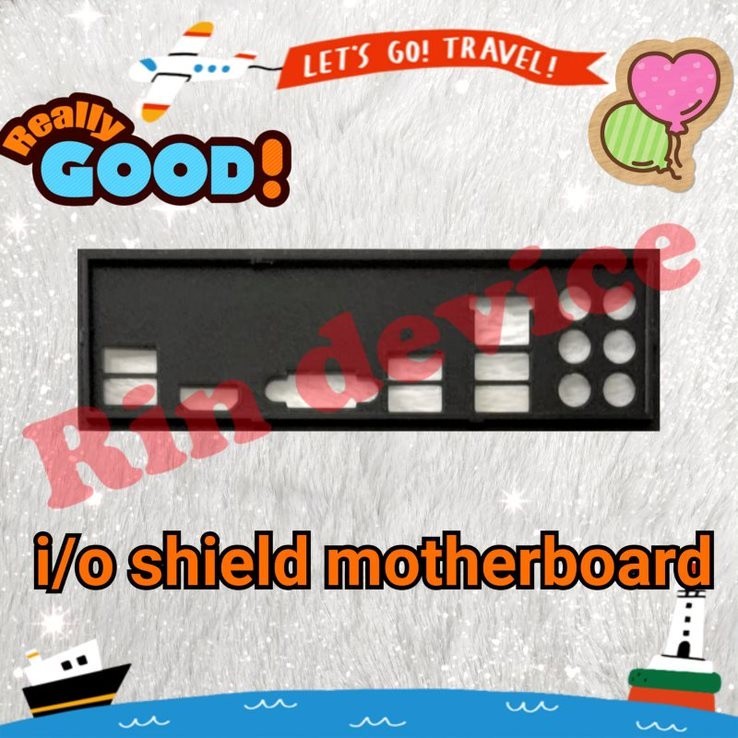 i/o shield Motherboard asus H110-I   #ฝาหลังเมนบอร์ด